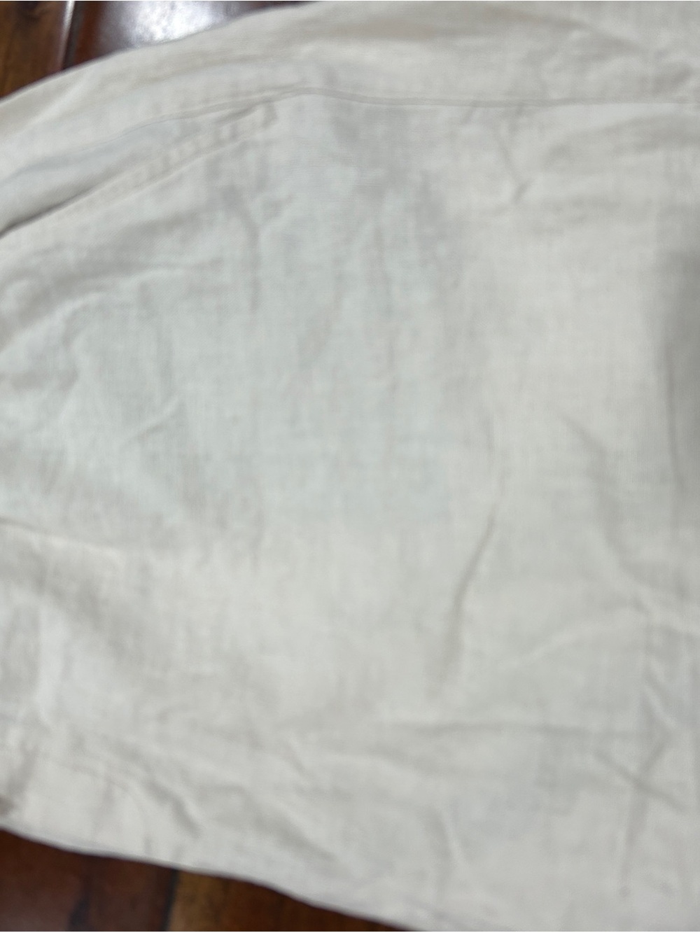 GAP Women's Cream Drawstring Linen-Blend Shorts - Picture 5 of 5